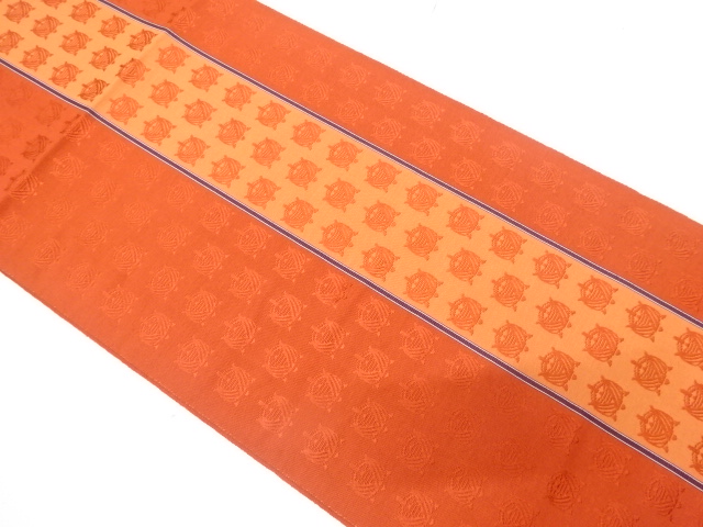 JAPANESE KIMONO / NAGOYA OBI / SILK / CHIKUZEN HAKATA / WOVEN SPOOL